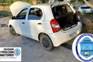Secuestran un auto mellizo en Nueva Coneta