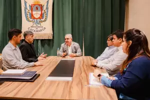 El Gobernador recibi a las nuevas autoridades de CAMYEN