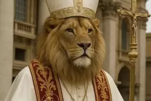 Milei poste un len vestido de Papa: "Las fuerzas del cielo han dado su veredicto"