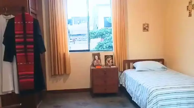 Papa Len XIV cuando era obispo en Per