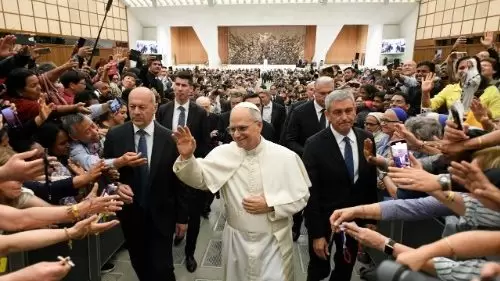Len XIV audiencia llamado paz