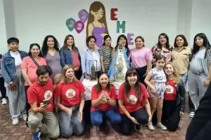 Emotivo encuentro de embarazadas junto a la Virgen del Valle y el Beato Esqui