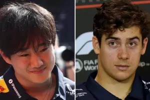 Escndalo: Yuki Tsunoda le hizo un gesto obsceno a Colapinto en la prctica libre