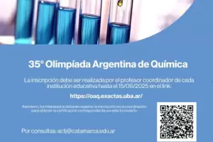 Llega la 35 Olimpada Argentina de Qumica: cmo participar