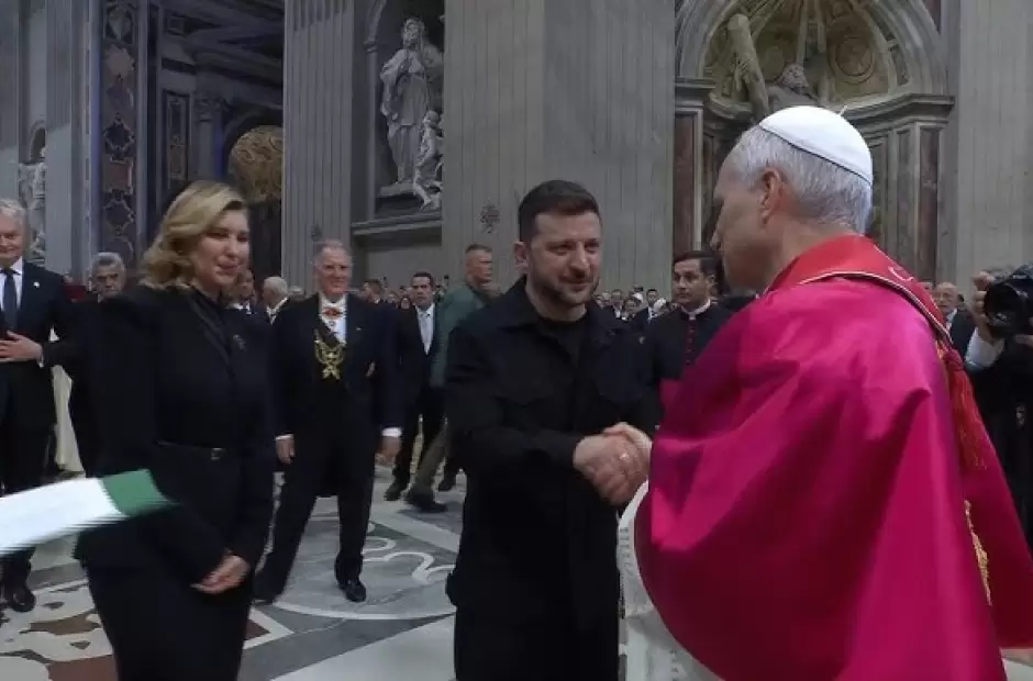 Zelenski y el Papa Len XIV