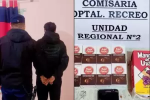 Esclarecen robo en Recreo: aprehenden a un menor y a un adulto