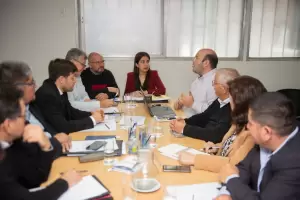 Senadores y Marchetti analizaron modificaciones a Ley Osep