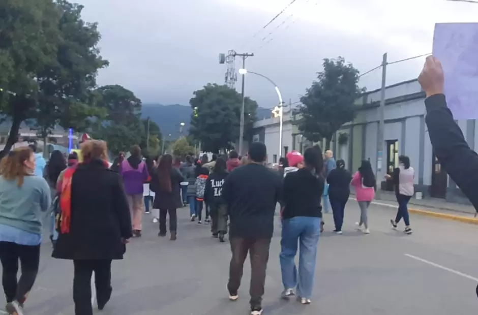 Marcha en La Merced
