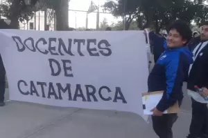 Docentes se movilizarn contra la proscripcin de la Lista Magenta-Verde