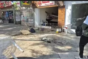 Explosin de una garrafa destruy una rotisera en Valle Viejo