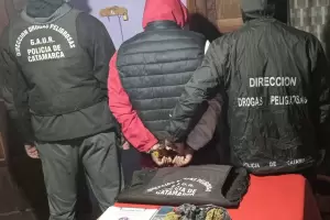 Secuestran marihuana y detienen a un joven en Santa Mara