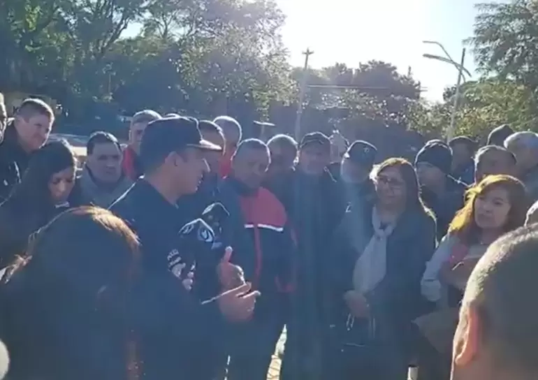 policias autoconvocados jefe policia