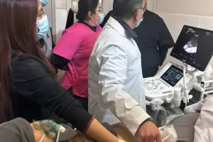 El nuevo ecgrafo permiti realizar un procedimiento por primera vez en Beln