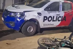 Dos menores escapaban de la polica, chocaron contra un patrullero y fueron detenidos
