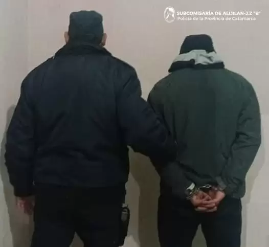 agresor detenido