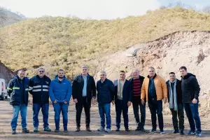 Con fondos provinciales, continan los trabajos de pavimentacin de la Ruta 1