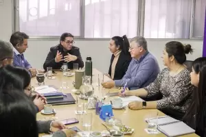 Senadores con la Ministra de Salud por la situacin sanitaria en la Provincia
