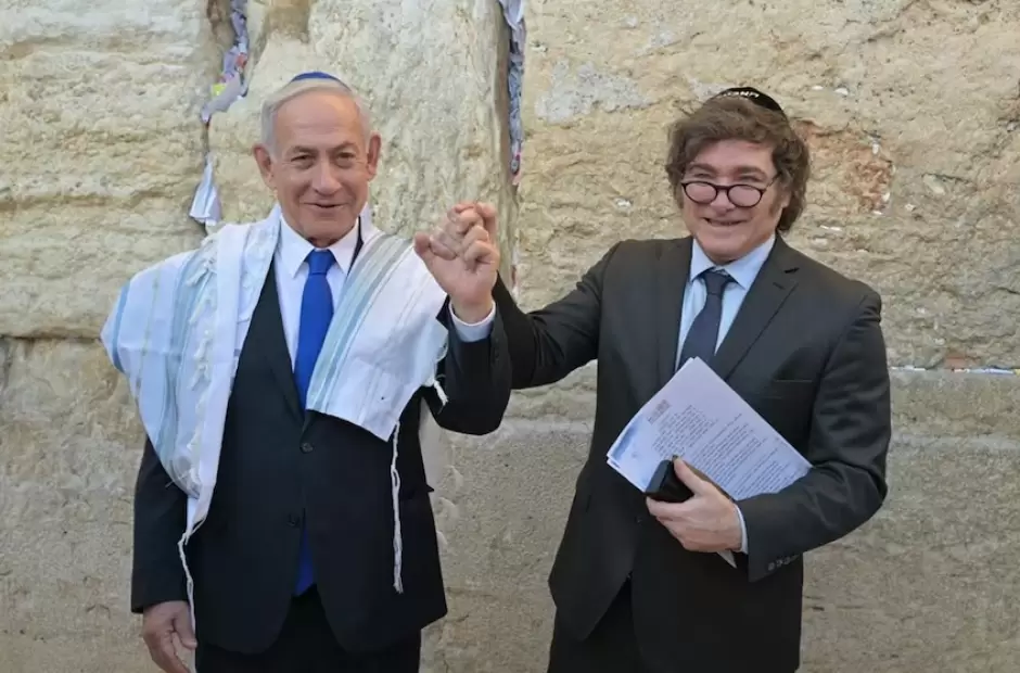 Javier Milei y Benjamn Netanyahu