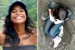 Joven brasile�a cay� dentro de un volc�n en Indonesia y eval�an opciones para un rescate "cr�tico"