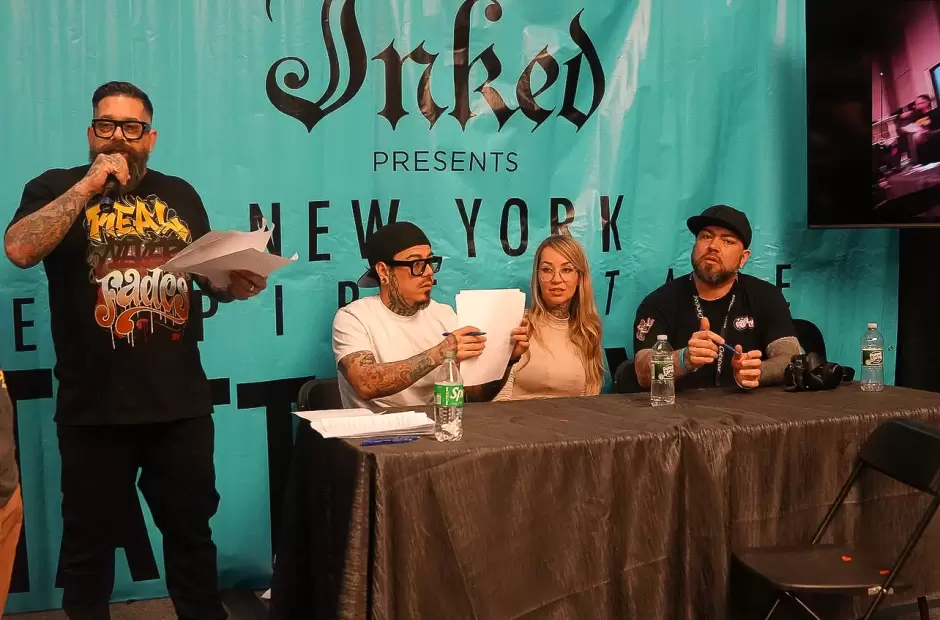 Sanel Valles revoluciona el Cover-Up y es Jurado en Expo de Tatuajes en NY