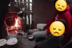 Familias en Santa Rosa resisten la ola polar entre carpas y abandono estatal