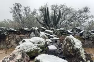 La nieve lleg al Pueblo Perdido de la Quebrada