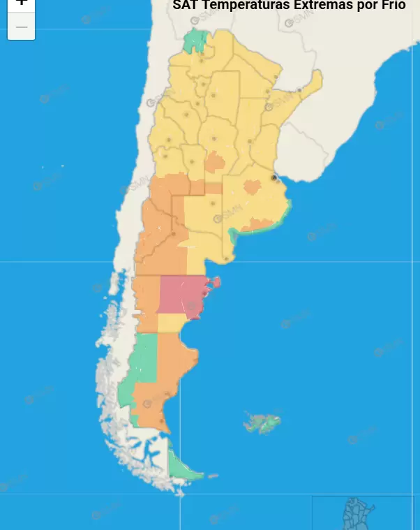 alerta por frio extremo