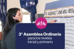 Educacin: convocan a tres asambleas ordinarias para cubrir cargos en todos los niveles