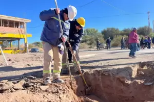 Comenz la obra de red cloacal en Fiambal