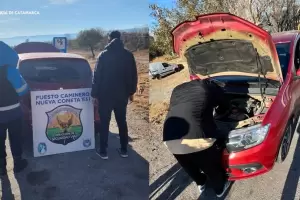 Secuestraron un vehculo "gemelo" en un puesto caminero