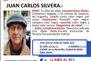 Buscan desesperadamente a un hombre de 72 aos