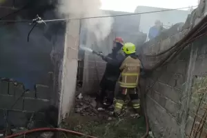 Viernes trgico: Una beb falleci en un incendio en el B Santa Marta