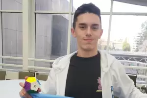 Leandro Lpez, de 21 aos, se consagr campen en el Mundial de cubo Rubik