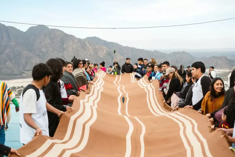 marcha de los ponchos