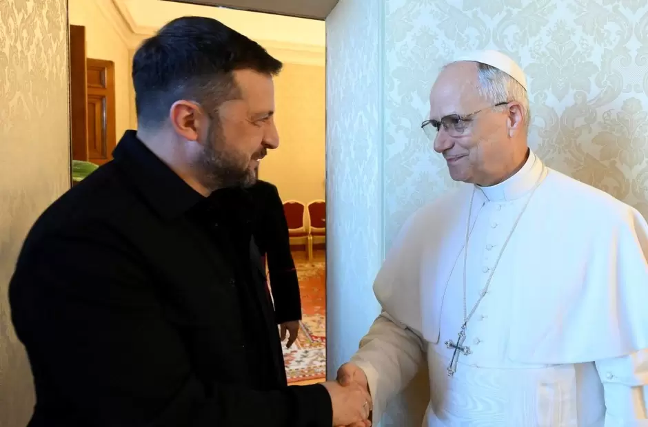 Len XIV y Zelenski