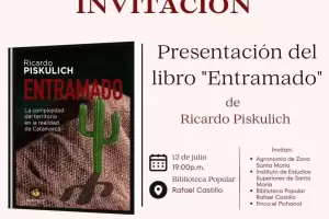 Presentan en Santa Mara el libro "Entramado", de Ricardo Piskulich