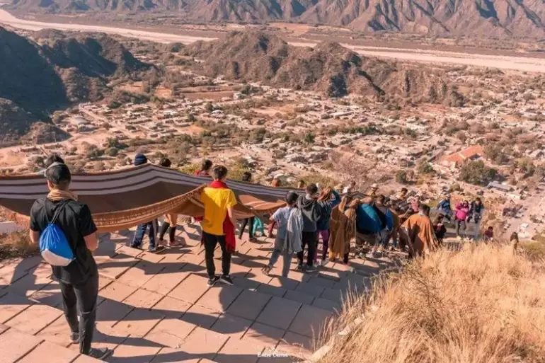 marcha de los ponchos