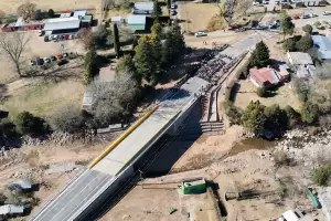 Las Juntas ya tiene nuevo puente: la obra fue reconstruida en tiempo rcord