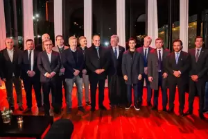 Ral Jalil se encontr con Guillermo Francos en la Exposicin Rural 2025