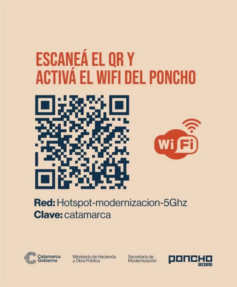 qr internet libre poncho