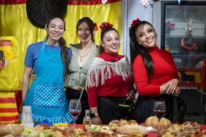 Sabores del mundo en la Fiesta del Poncho