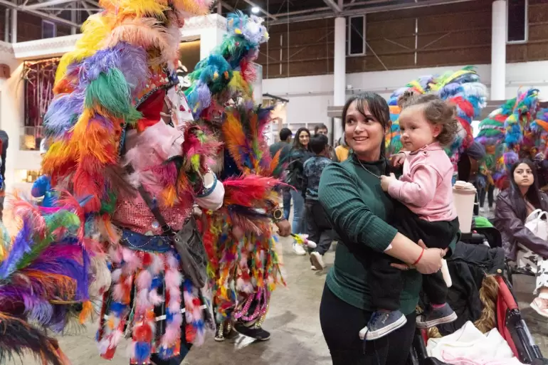 poncho 2025 comparsa diaguita