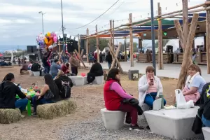 Luciano Pereyra y Franco Barrionuevo, en el Festival del Poncho