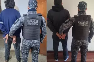 Trasladan a dos detenidos por robo al Servicio Penitenciario Provincial