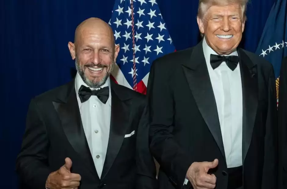 Leonardo Scatturic y Donald Trump