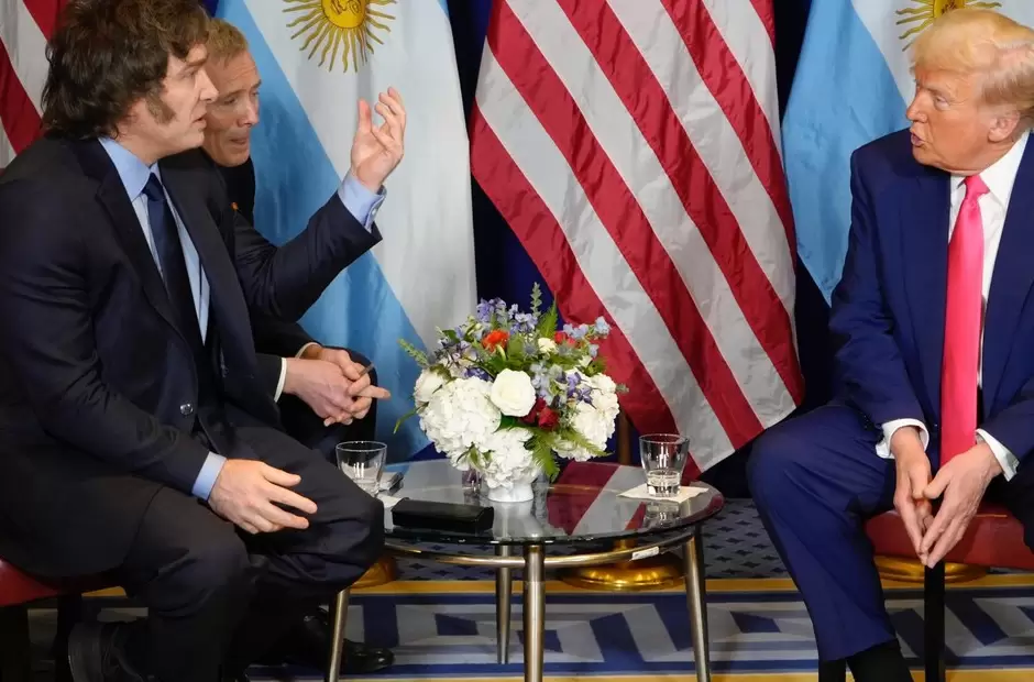 Javier Milei y Donald Trump