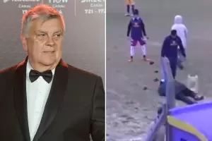 Luis Ventura fue agredido por hinchas de Central Ballester en pleno partido de Primera C