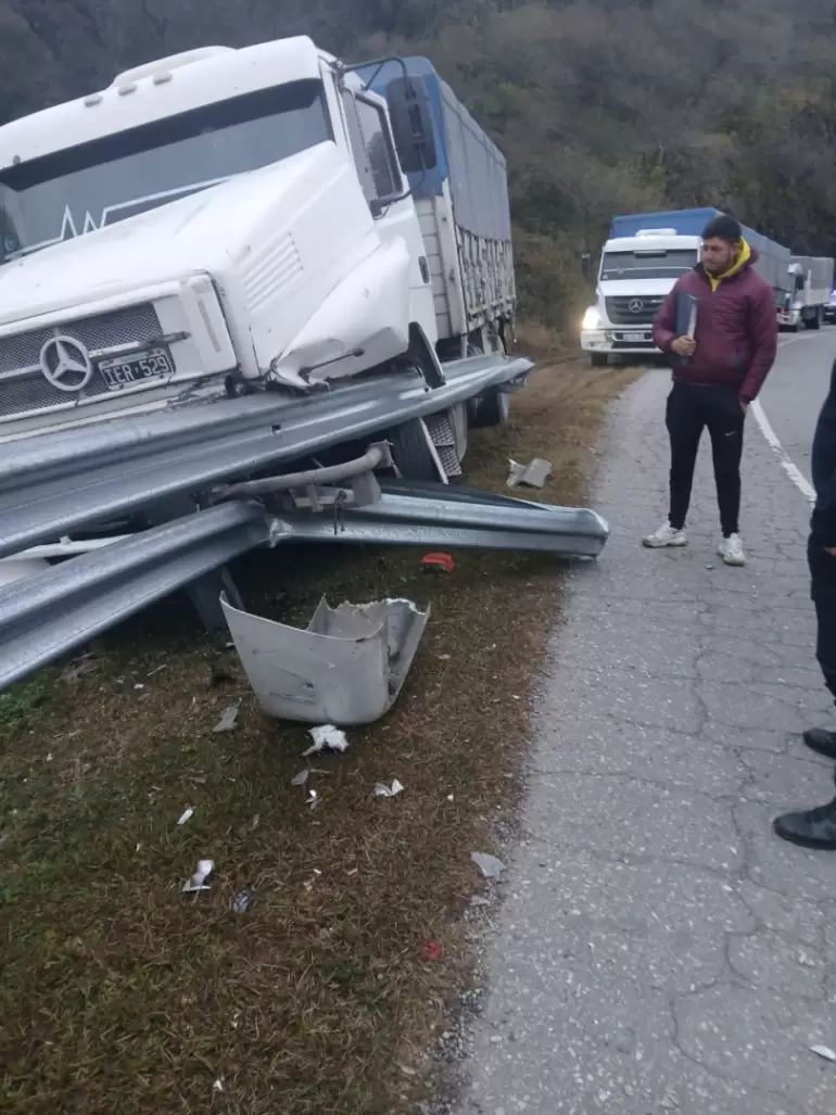 el totoral choque camion