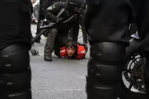 Tensin en el Congreso: cinco detenidos durante la marcha de jubilados