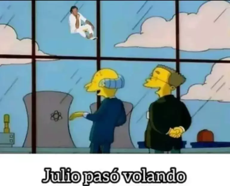 memes despedida julio